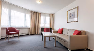 Living area - 1 bed apartment