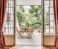 Comfy living area at Rue Scheffer Serviced Apartment, Champs Elysees