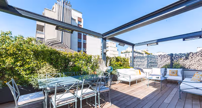 Magnificant Living Area at Maison Montespan Serviced Apartment, Champs Elysees