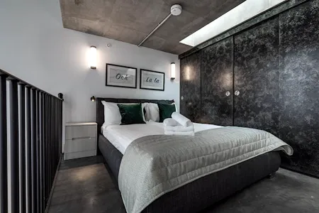 Bedroom at Apartment in Soho on Bourchier Street