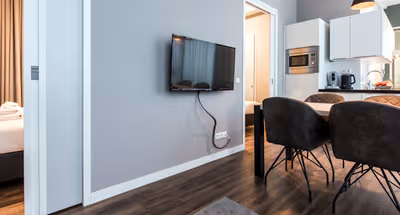 Comfy living room at Amsterdam Noord Serviced Apartment, Noord