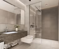 Bathroom - 1 bed apartment