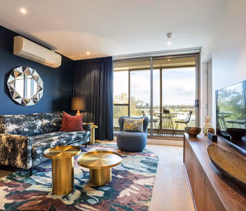 Stunning living area in Quest Flemington Central