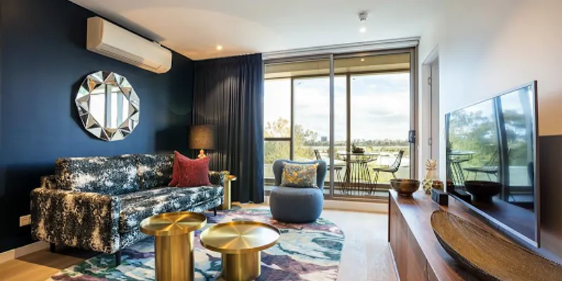 Stunning living area in Quest Flemington Central
