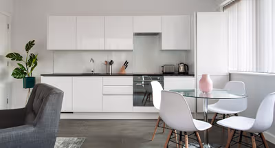 Fully equipped kitchen at Abbott House