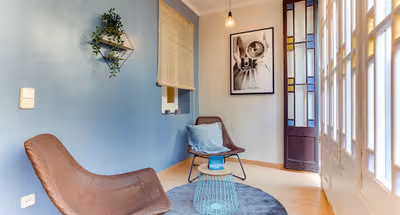 Living area at Eixample Dreta I