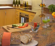 Equipped Kitchen at Al Juffair Serviced Apartment