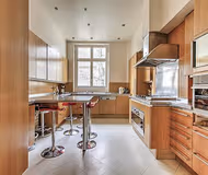 Luxury kitchen at DECORATED WITH PANACHE JARDIN DU LUXEMBOURG