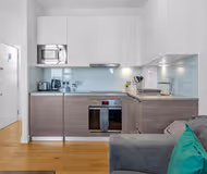 Fully equipped kitchen at Heathrow Central Apartments by MySquare