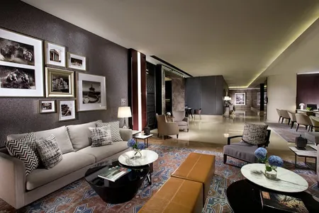 Stunning living area in Ascott Waterplace Surabaya