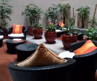 Simplistic living area in Somerset Greenways Chennai