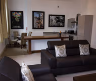 Stunning living area in 14 Cook Street Apartments in Liverpool City