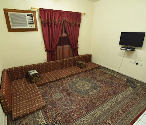 Living area at Al Batha Road Serviced Recidence