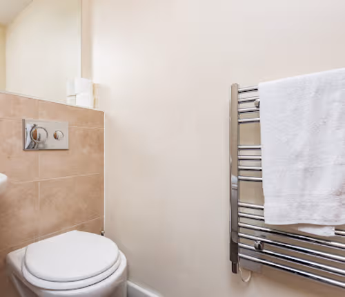 Bathroom at Golden Heights Apartments