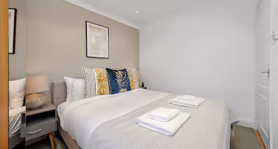 Bedroom at The Old Street Apartment