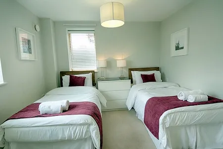 Bedroom at Wimbledon apartment