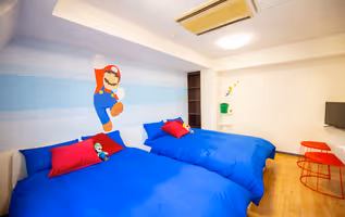 Mario Fan Art Den Apartments, Osaka
