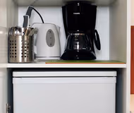 Equipped Kitchen at Forenom Aparthotel Helsinki Kamppi