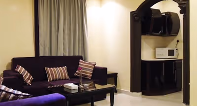 Living area at Aghadir Road Serviced Apartment