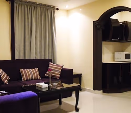 Living area at Aghadir Road Serviced Apartment