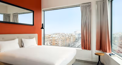 Luxury bedroom at Hipark by Adagio Paris La Villette , Montmartre