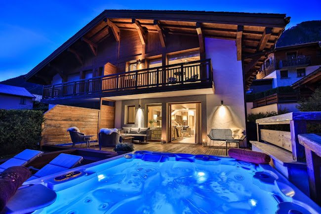 An Elevated Chalet With Serene Views of the Mont Blanc