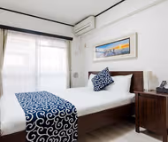 Cosy living area in Kabukicho Serviced Apartment