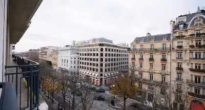 Luxury with a view of the Avenue De Montaigne