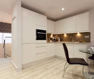 Dining area at Midsummer Mews