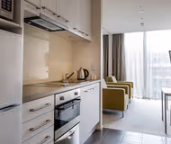 Full kitchen at Quest Carlaw Park