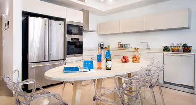 Fully equipped kitchen at Mamilla