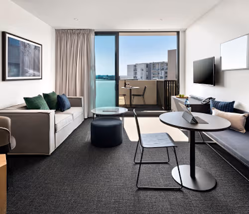 Stunning living area in Quest Penrith