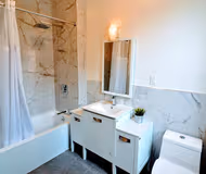 Bathroom at Brooklyn apartment