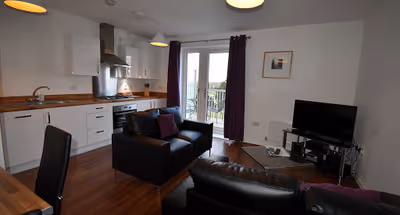 Living room at Campbell Park