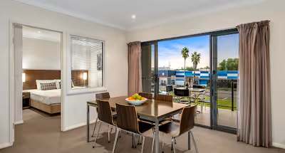 Stunning living area in Quest Singleton