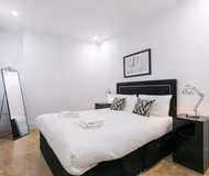Luxury bedroom at Shaftesbury Avenue Covent Garden