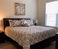 Luxury bedroom at Kingsboro Rd Serviced Apartment