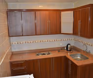Equipped Kitchen at Ibn Taymeeyah Road Serviced Apartment