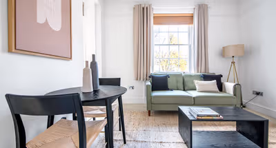 Living room at Monmouth Road