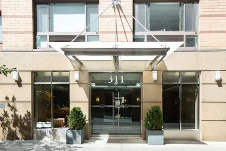 Exterior of Manhattan in NYC apartment