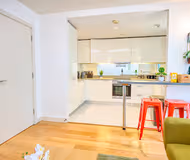 Kitchen at Hayes apartment