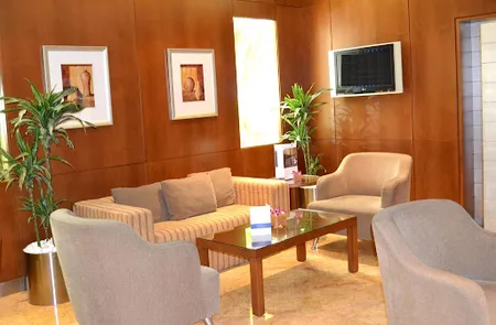 Spacious living area at Al Rawda Arjaan Serviced Apartments, Nahyan Camp