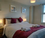 Bedroom at Richmond apartment