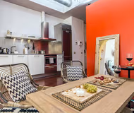 Living area at Passatge de Mas de Roda Serviced Apartments