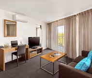 Stunning living area in Quest Cheltenham