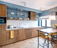 Fully equipped kitchen at Stadionplein Serviced Apartment