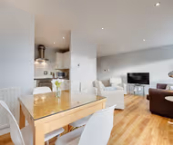 living space at Newcastle upon Tyne apartment