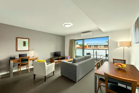 Stunning living area in Quest Dubbo