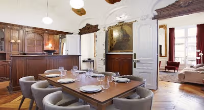 SUMPTUOUS IN EVERY SENSE WITH LARGE FRENCH WINDOWS-PERCHED NEXT TO LE LOUVRE