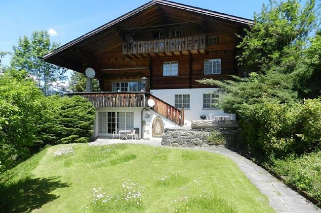 Sun Drenched Lawn and Chalet in Gstaad